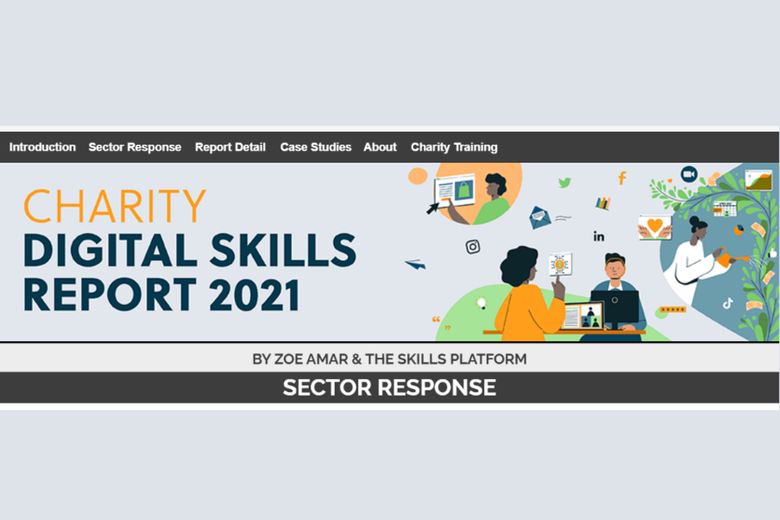 charity digital skills report header