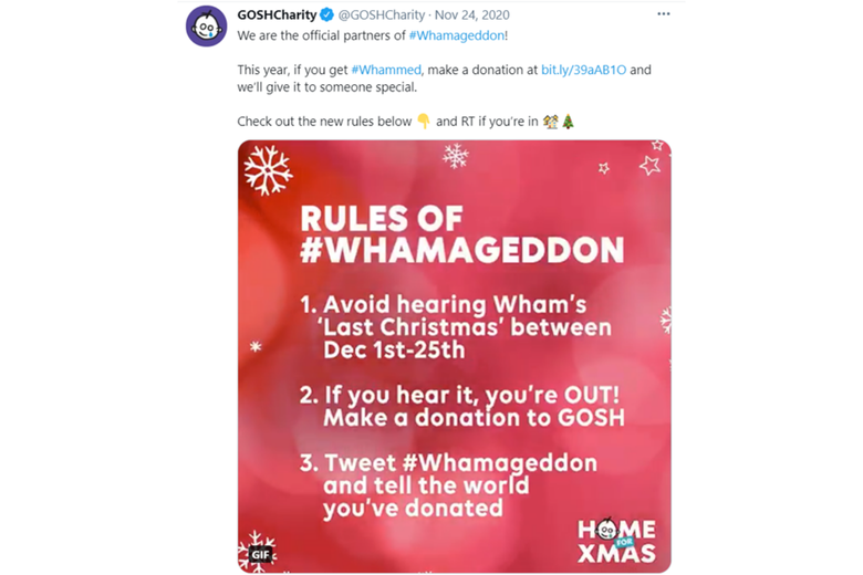 Great Ormond Street Hospital's Whamageddon campaign